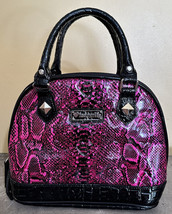 Loungefly Sugar Skull Embossed Snake Animal Print Hand Bag Day Of The Dead - £34.28 GBP