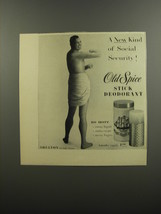 1953 Old Spice Stick Deodorant Ad - A new kind of Social Security - £14.78 GBP