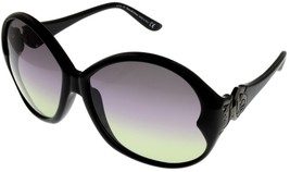 John Galliano Sunglasses Women Black Green Square JG0003 01B - £72.91 GBP