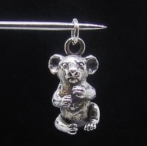 Very cute Sterling silver Animal Pendant Little Koala Bear Australia wildlife hi - £27.52 GBP