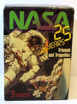 NASA 25 YEARS, TRIUMPH AND TRAGEDIES, 5 VHS BOX SET - £6.22 GBP