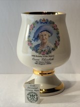 Prinknash Abbey Queen Mother 100th Birthday  Goblet - $297.30 MXN