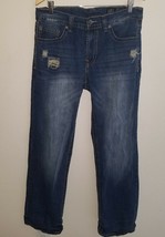 TK Axel Men&#39;s Distressed Jeans Blue Denim Relaxed Straight W34 L32 (run shorter) - £19.79 GBP