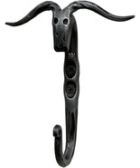  Vintage Style Hand Forged Wall Mounted Hook for Home and Office Coat Ha... - £38.55 GBP
