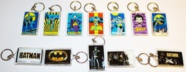 Batman 1989 Movie Art and Photo Lucite Key Chain Assortment of 12 NEW YO... - £3.86 GBP+