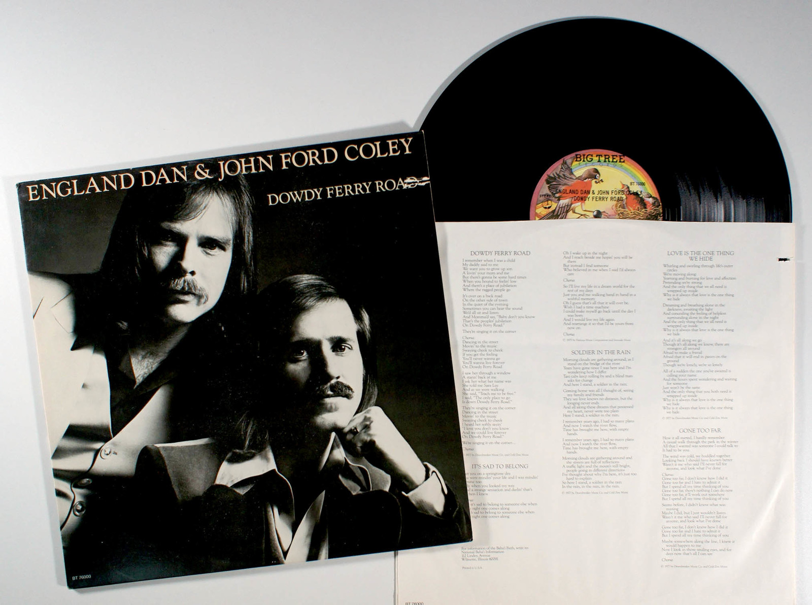 England Dan and John Ford Coley - Dowdy Ferry Road (1977) Vinyl LP • Seals - $12.61