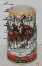 1988 Budweiser Exclusive Collector Series Holiday Beer Stein Mug Clydesd... - $24.63
