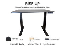 30 Inch Adjustable Black Stainless Steel Standing Desk - €730,15 EUR