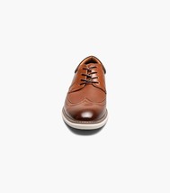 Nunn Bush Chase Wingtip Oxford Walking Shoes Cognac Multi 85128-229 image 3