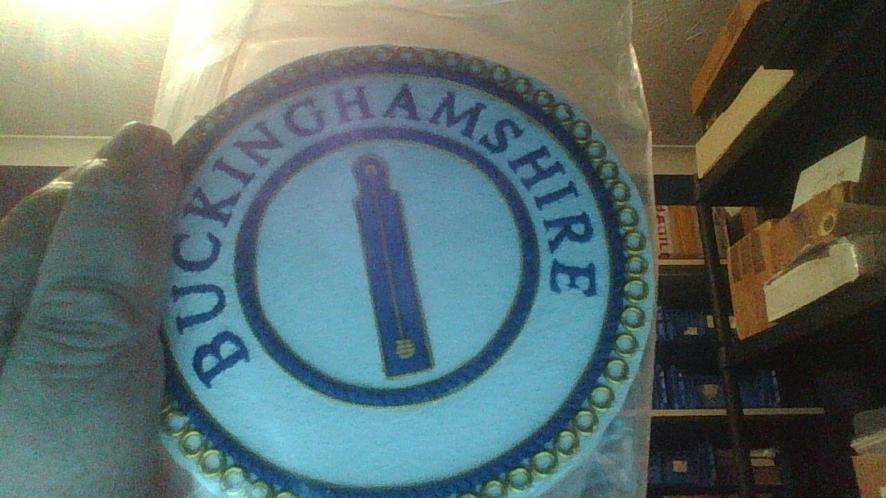 Primary image for Masonic  Apron UnDress Badge  - Buckinghamshire  Junior Deacon