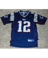 Boys Jersey NFL Football Short Sleeve V-Neck New England Patriots Brady-... - £17.22 GBP