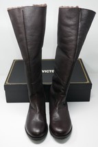 La Victoire Leather Faux Fur Cuff Glendda Boots Size 7.5M - £35.97 GBP