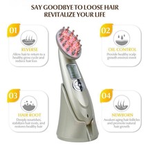 Electric Hair Growth Comb Anti Hair Loss Treatment Infrared Rf Nano Red Led - £62.24 GBP