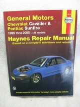 HAYNES #38016 GM 1995-2005 Chevrolet Cavalier&amp; Pontiac Sunfire All Models Manual - £13.33 GBP
