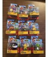 LOT OF 9 Nintendo Super Mario 2.5” 3” Jakks Action Figures Brand New - £62.39 GBP