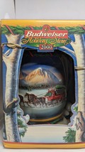 2000 Budweiser Holiday Beer Stein Collectible "Holiday In The Mountains." - £22.16 GBP