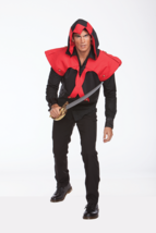 Halloween Wholesalers Pirate Assassin Black and Red Costume - $627.42 MXN