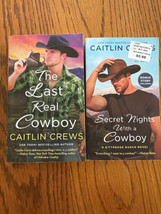The Last Real Cowboy &amp; Secret Nights With A Cowboy by Caitlin Crews 2 Book Lot - £7.90 GBP
