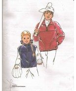 Boys Girls Kwik Sew Fleece Vest Jacket Sew Pattern 8-14 New Uncut - £9.56 GBP