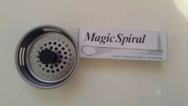 Bundle The Original Stainless Steel Magic Spiral Garnisher and Sink Stra... - £3.98 GBP