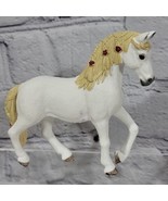 Schleich Andalusian Mare White Horse With Flowers Figure  - $9.89