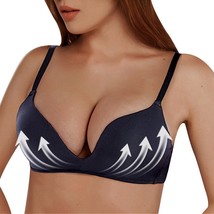 3 pieces Seamless Sexy Bra Woman Bra Underwear Style 2-navy 85A - £6.28 GBP