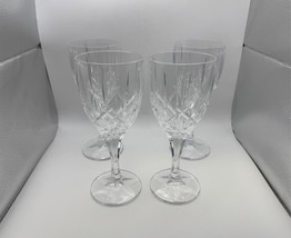 Set of 4 Gorham Crystal LADY ANNE SIGNATURE Water Goblets Glasses - $79.99