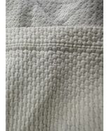 DISTINCTLY HOME MATELASSE BLANKET COVERLET WHITE  100% COTTON/PORTU PREO... - $78.92