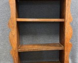 Vintage Wood Shelf - Wall Decor - Spice Rack Or Display Case - Farmhouse... - £27.25 GBP