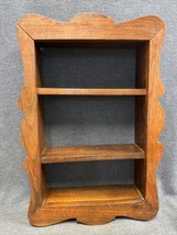 Vintage Wood Shelf - Wall Decor - Spice Rack Or Display Case - Farmhouse... - £27.09 GBP