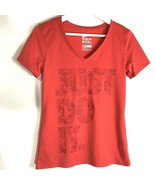 Nike Tee Dri Fit Athletic Cut Orange “Just Do It”Athleisure SZ Small - $14.44 CAD