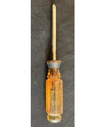 Vintage Craftsman 41297 Clear Handle P3 Phillips Screwdriver Made in the... - $6.62