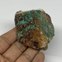 103.8g, 2.1&quot;x2&quot;x1.3&quot;, Rough Azurite Malachite Mineral Specimen @Morocco, B11089 - £5.31 GBP