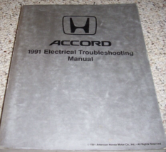 1991 HONDA ACCORD Electrical Wiring Troubleshooting Service Shop Manual OEM WORN - £23.89 GBP