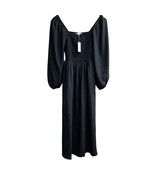 Johnnie O Selena Dress Womens XS Blue Mini Dot Maxi Milkmaid Smocked Coq... - $1,379.61 MXN