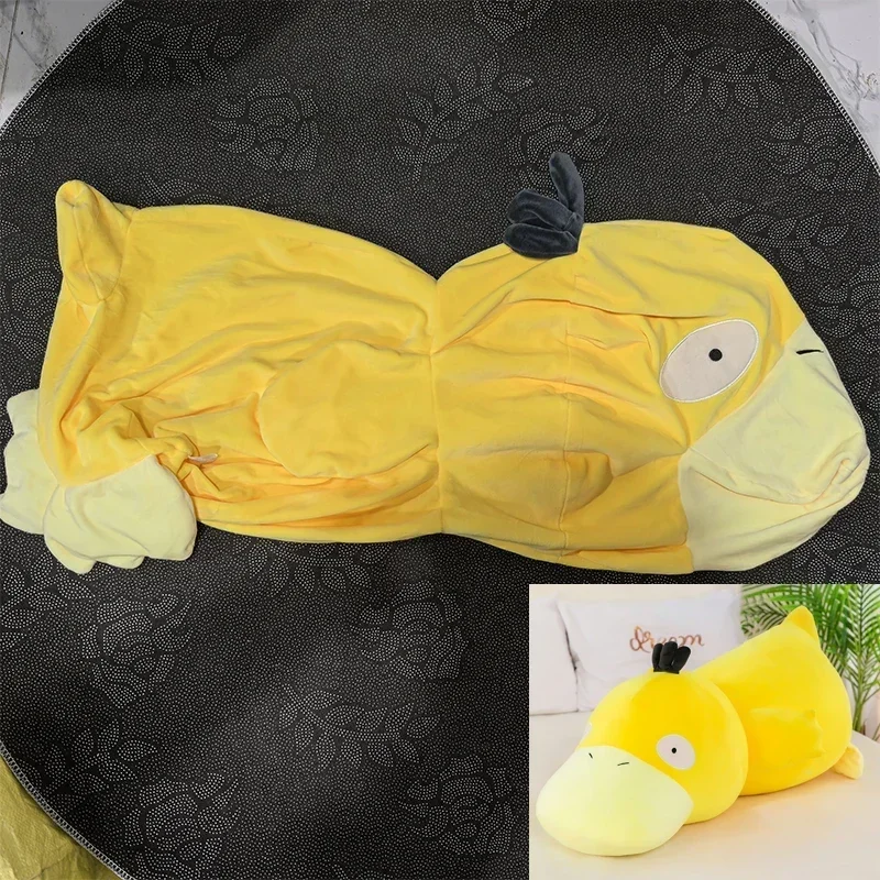 90 cm Psyduck Huge Pokemon Plush Anime Big Pokémon Kawaii Semi-finished Leather - $32.40