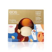 EOS Lip Balm Limited Edition Holiday Set Pumpkin Spice &amp; Vanilla Bean - New - $349.65 MXN