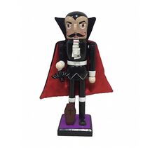 Santa's Workshop Dracula Vampire Wooden Halloween Nutcracker 10 Inch Mul... - $34.63