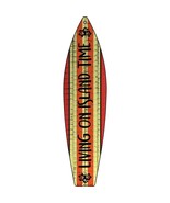 Living on Island Time Metal Novelty Surfboard Sign SB-152 - €21,53 EUR