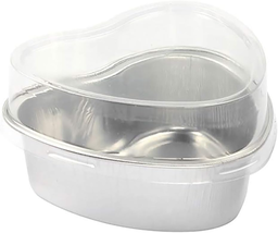 Disposable Aluminum Mini 3.5 Ounce Heart Shaped Cake Pans/Dessert - $1,395.22 MXN