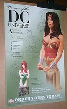 Women of the DC Universe bust comic shop promo poster: Wonder Woman/Poison Ivy - £31.47 GBP