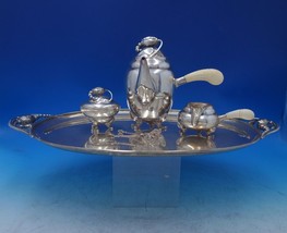 Blossom by Georg Jensen Sterling Silver Coffee Set 5pc #2C/#2E (#6829-2) - £15,508.64 GBP