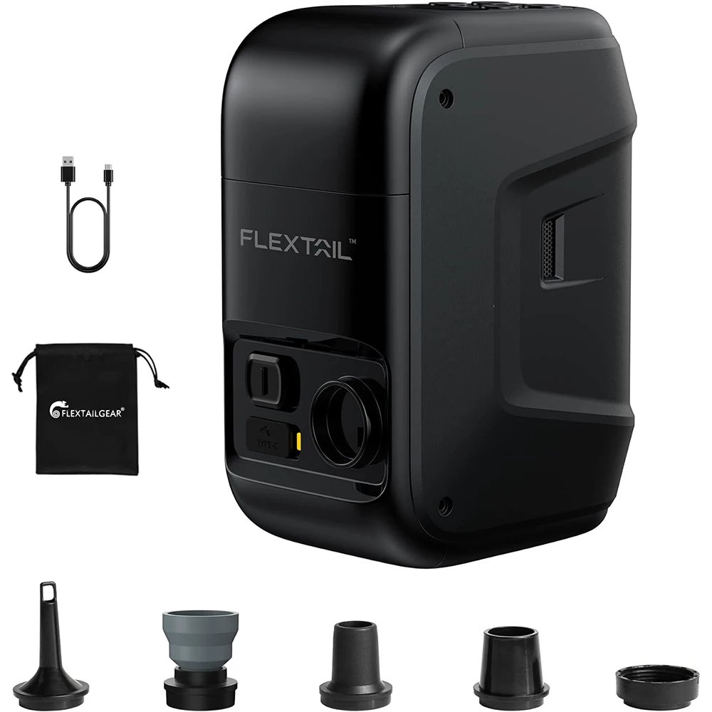 FLEXTAILGEAR-Cordless Air Pump for Boat and Kayak, Electric Air Inflator, 12kPa, - £95.33 GBP