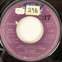 Dr. Hook – When You're In Love With A Beautiful Woman 7" Single 1978 Cap... - $3.79