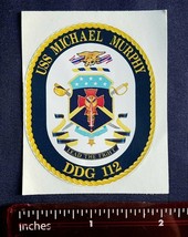 USS Michael Murphy DDG 112 Destroyer Navy Ship Crest Mini Sticker Decal ... - $3.51