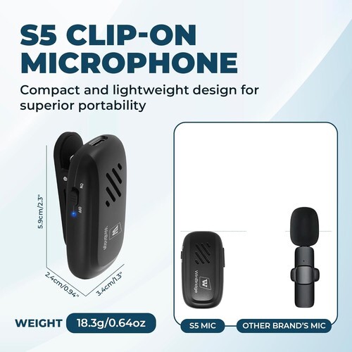 WinBridge WB005 Wireless Voice Amplifier - Black (Open Box) Item image 4