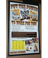 Topps WWF/WWE trading cards poster: Hulk Hogan/Undertaker/Roddy Piper/Jo... - £31.47 GBP
