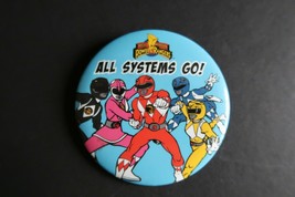 Mighty Morphin Power Rangers pinback button - £6.38 GBP