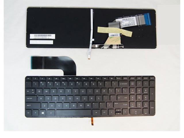 US Black Backlit Keyboard (without frame) For HP Pavilion HP Pavilion 15-p042nr  - £44.73 GBP