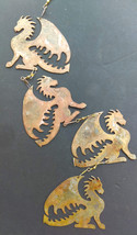 Four Dragons Wind Catcher Spinner Rustic Garden Mythical - $32.00